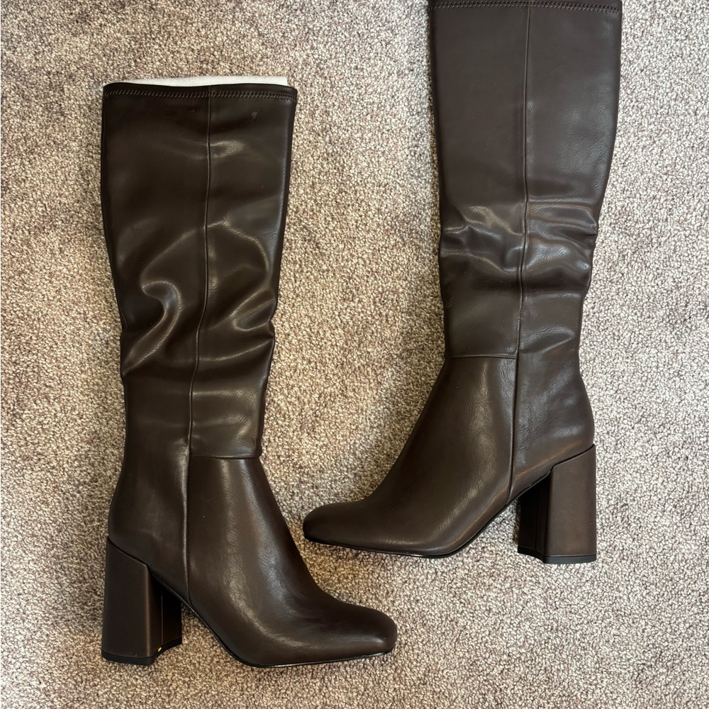 Steve Madden Madden Girl Women’s Chocolate Heeled Boots